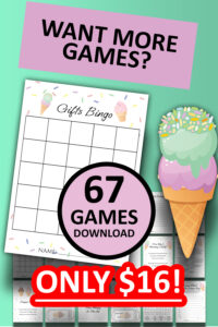 BABY WORD SEARCH GAME ICE CREAM THEME
